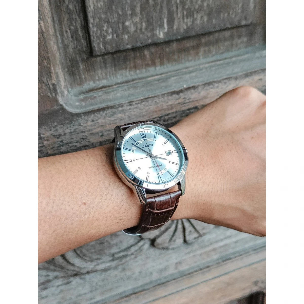Мъжки аналогов часовник Casio - Casio Collection - MTP-V004L-7CUDF