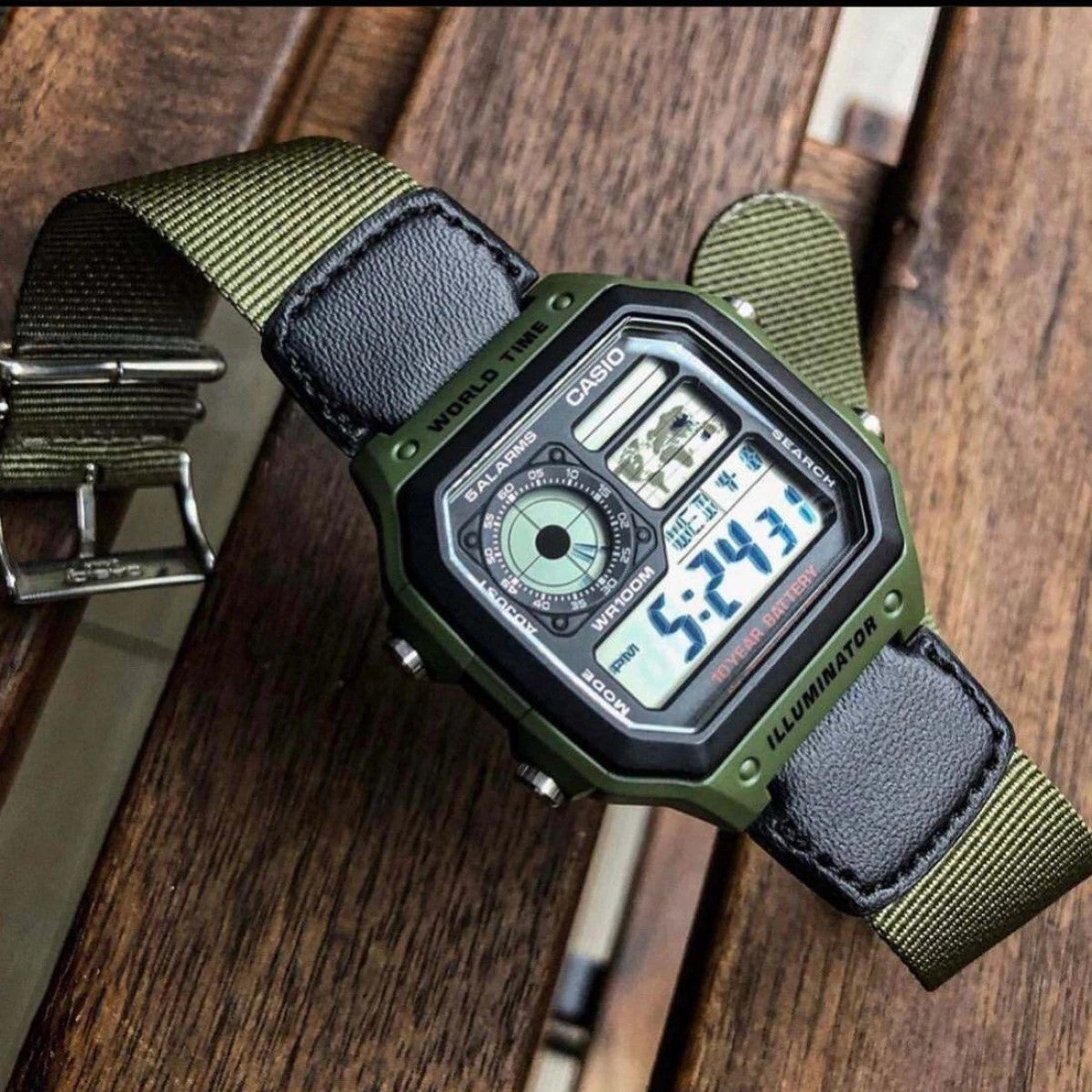Мъжки часовник Casio - AE-1200WHB-3BVDF