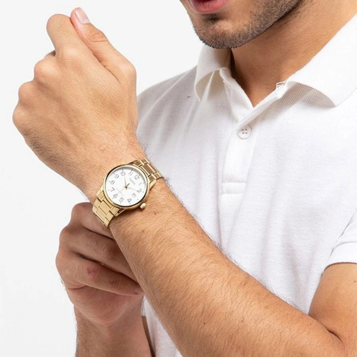 Мъжки аналогов часовник Casio - MTP-V002G-7B2UDF