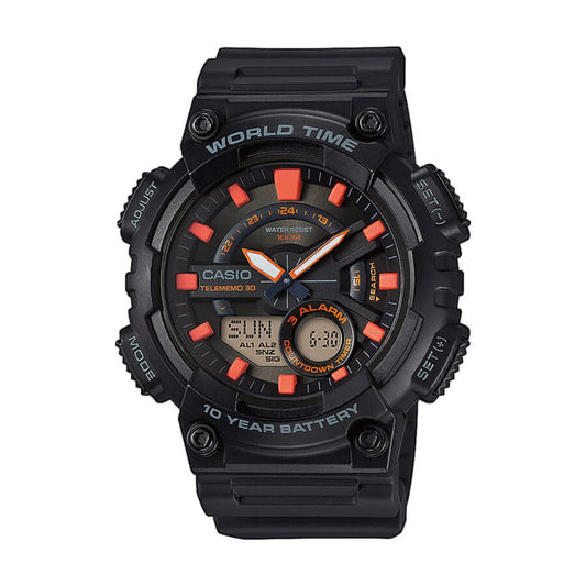 Мъжки дигитален часовник Casio - Casio Collection - AEQ-110W-1A2VDF