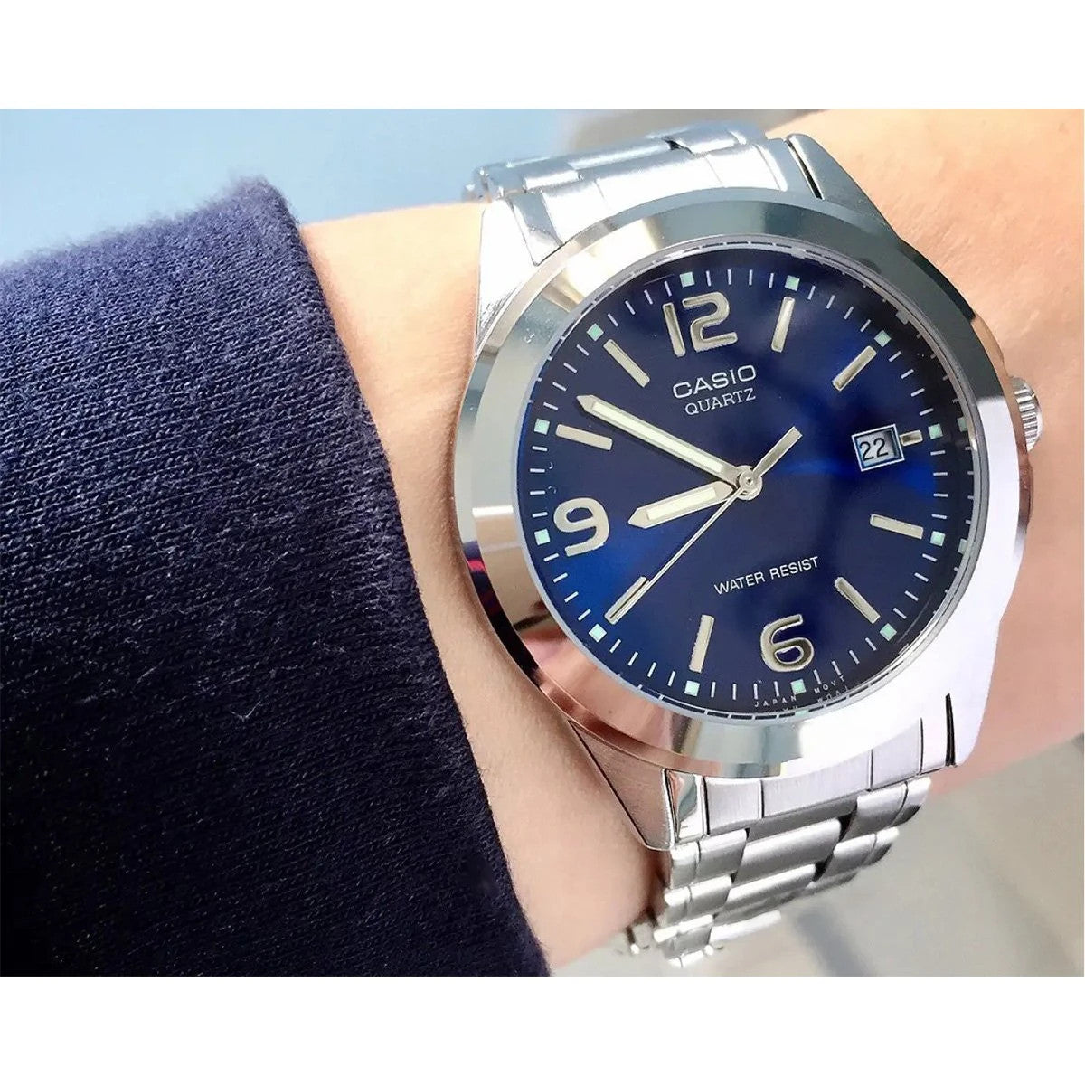 Мъжки аналогов часовник Casio - Casio Collection - MTP-1215A-2ADF