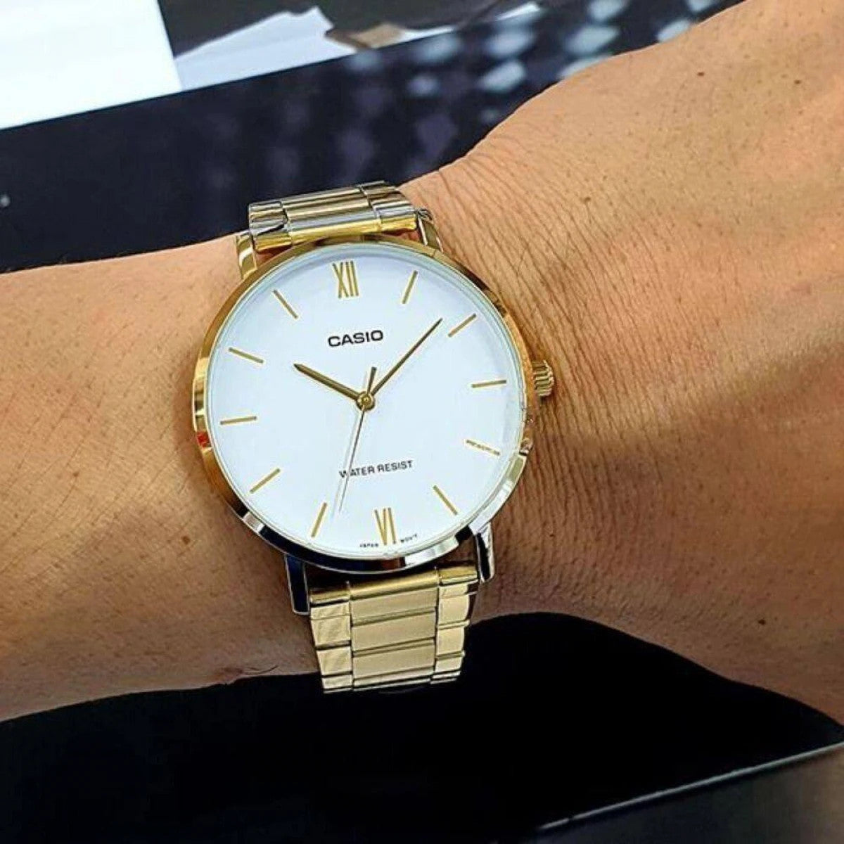 Мъжки аналогов часовник Casio - MTP-VT01G-7BUDF