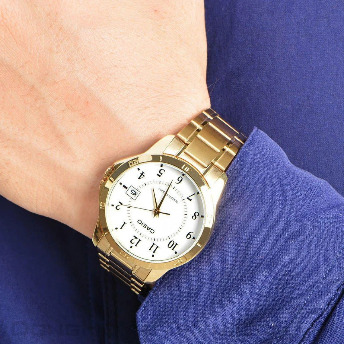 Мъжки аналогов часовник Casio - MTP-V004G-9BUDF