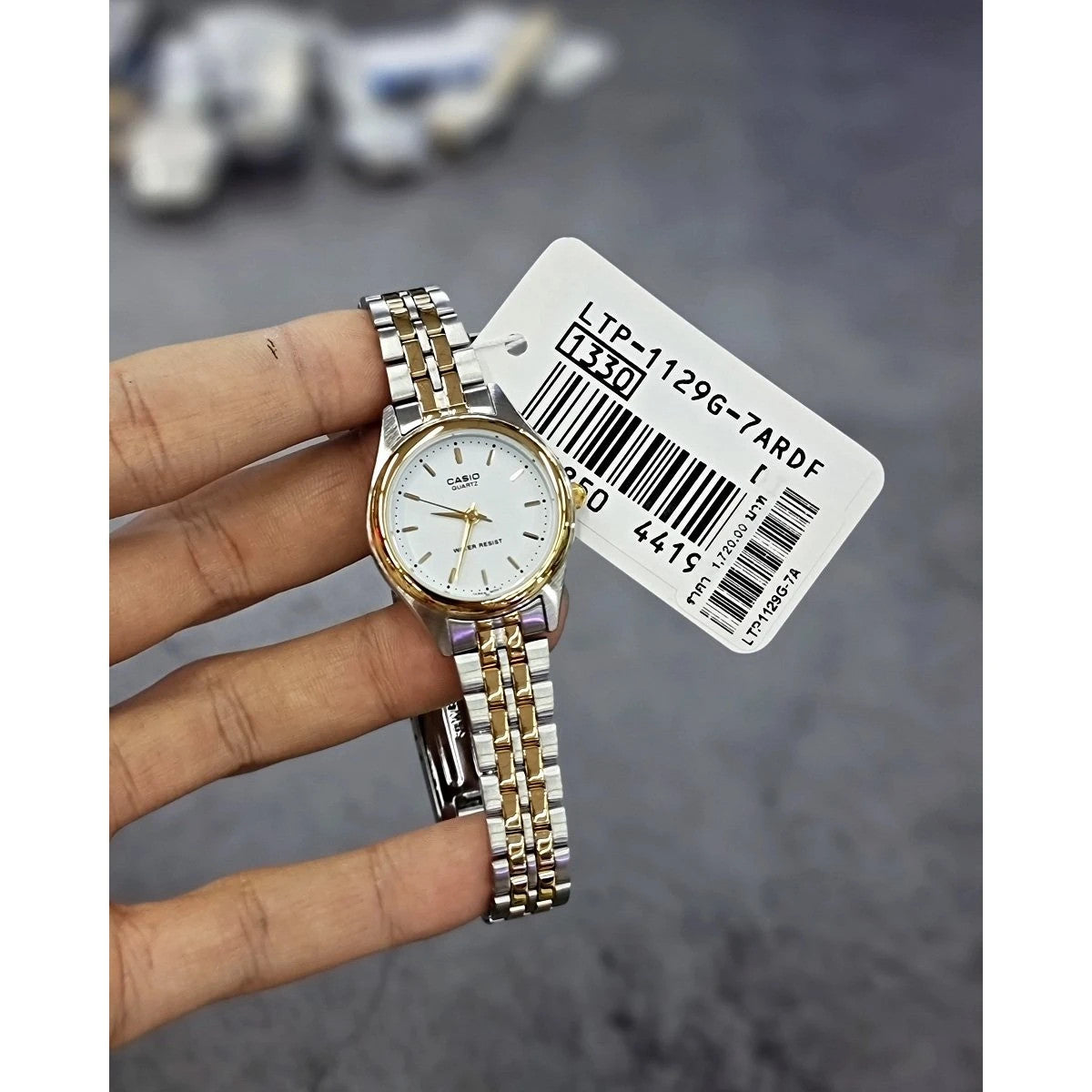 Дамски аналогов часовник Casio - LTP-1129G-7ARDF