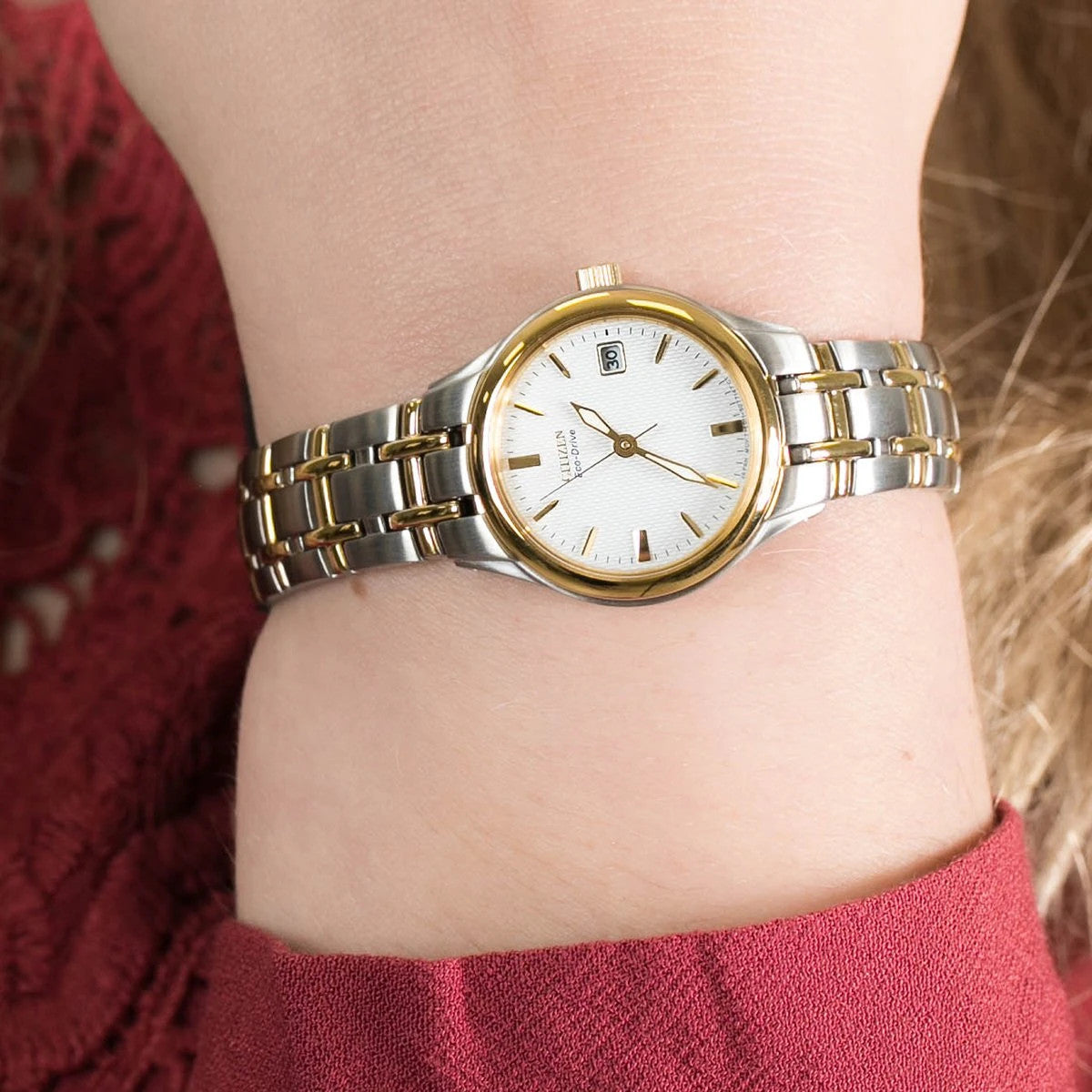 Дамски аналогов часовник Citizen Eco-Drive - EW1264-50A