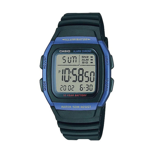 Мъжки дигитален часовник Casio - Casio Collection - W-96H-2AVDF