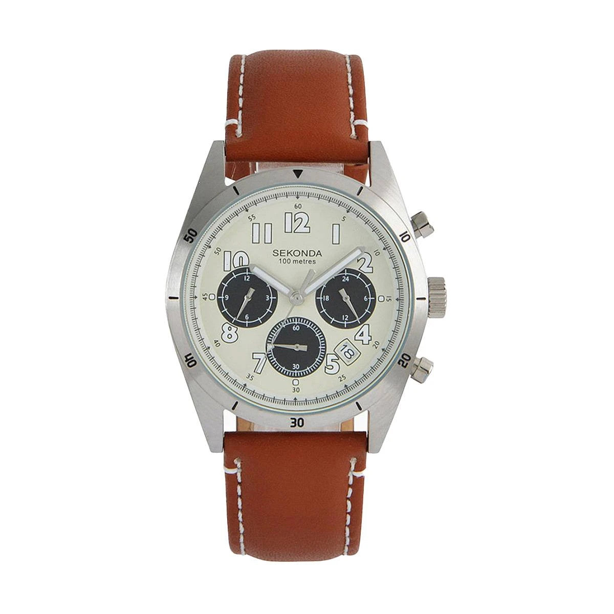 Мъжки аналогов часовник Sekonda Dual Time - S-1743.00