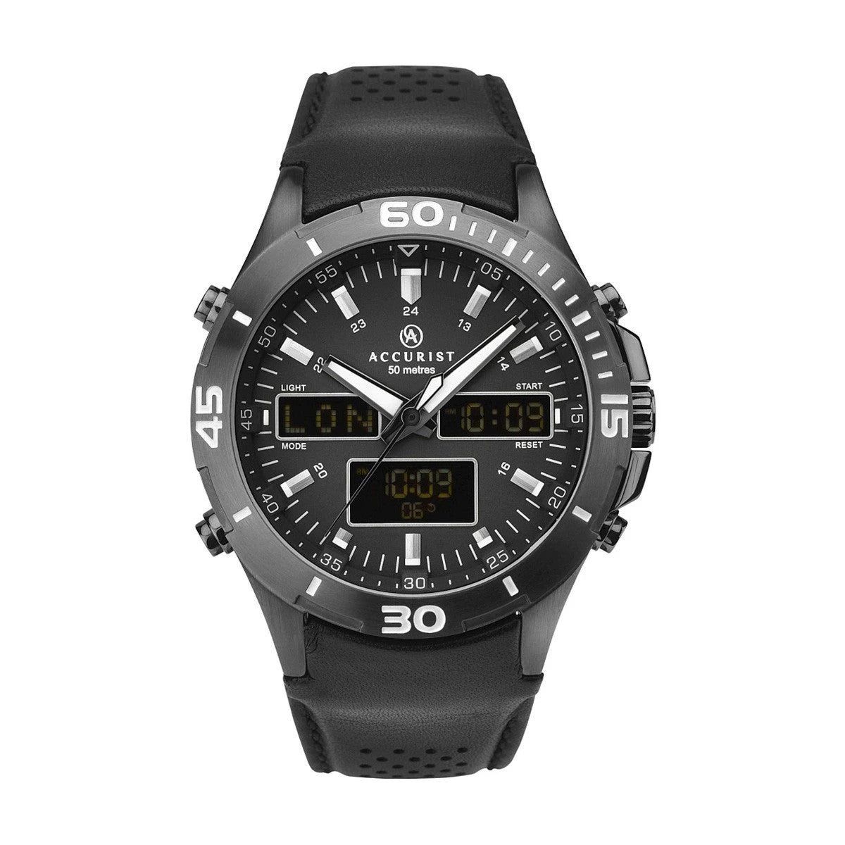 Мъжки аналогов часовник Accurist World Timer - A-7192