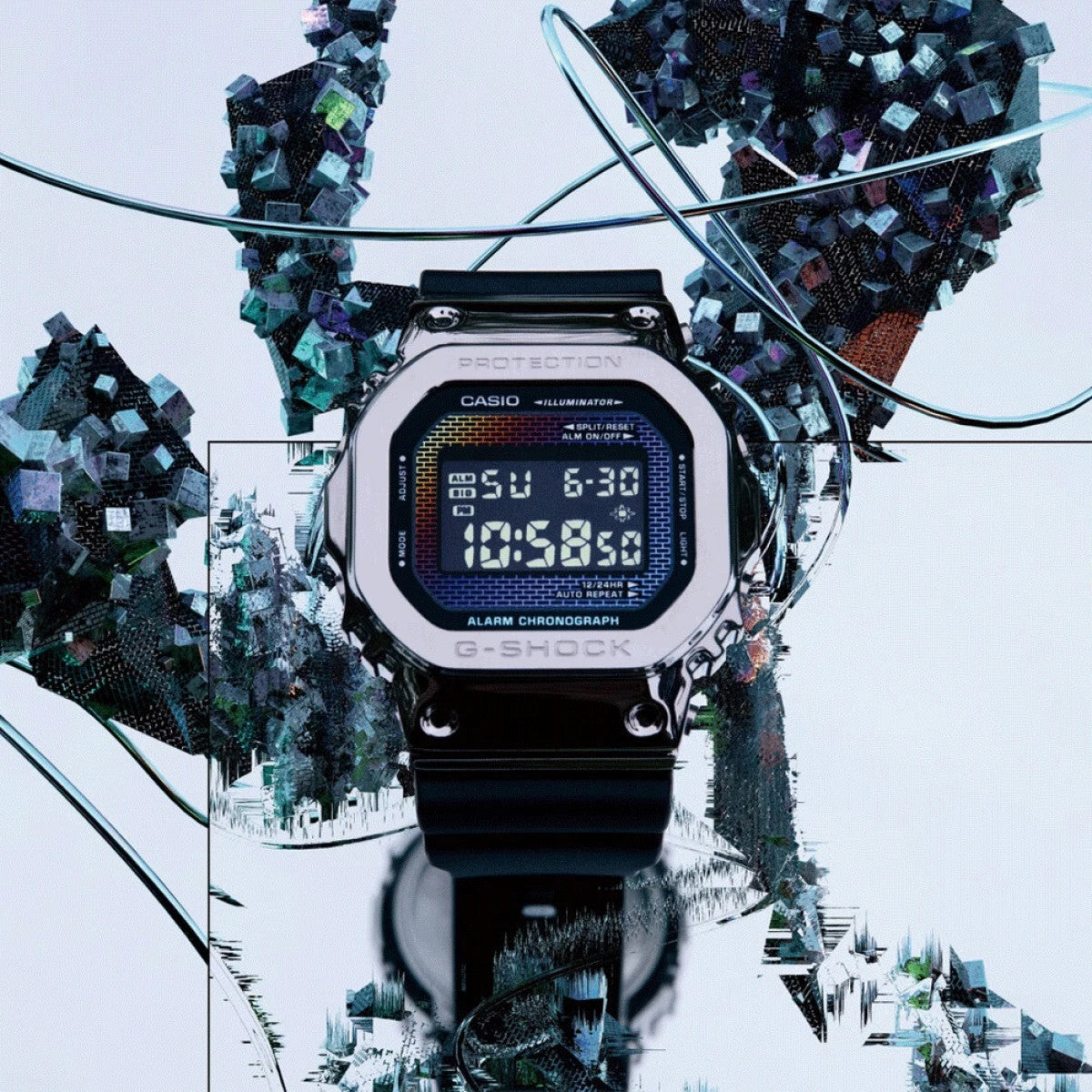 Мъжки часовник Casio G-Shock - GM-5600RW-1ER
