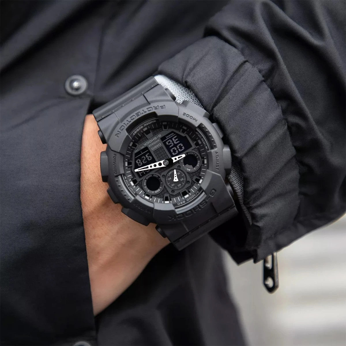 Мъжки часовник CASIO G-SHOCK - GA-100-1A1ER