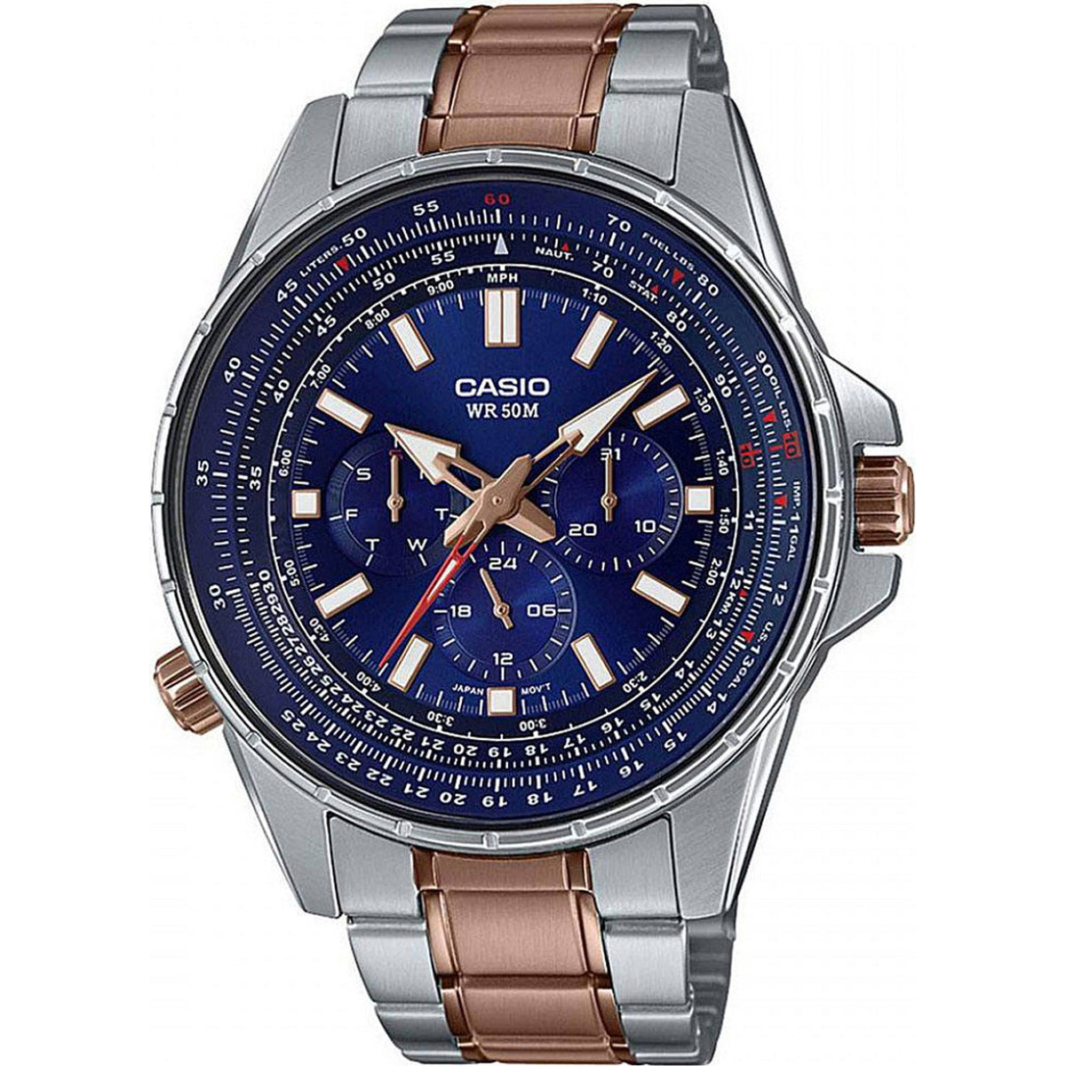 Мъжки аналогов часовник Casio - MTP-SW320RG-2AVDF
