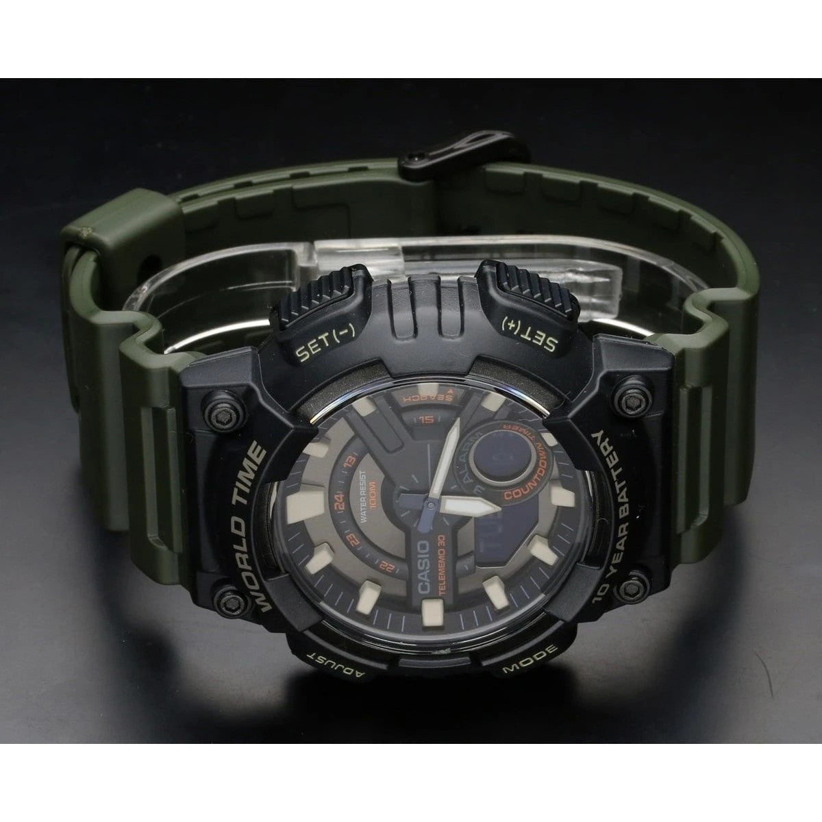 Мъжки дигитален часовник Casio - Casio Collection - AEQ-110W-3AVDF