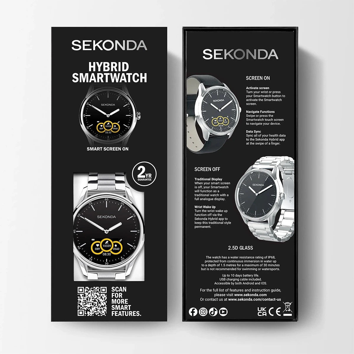 Мъжки смарт часовник Sekonda Hybrid - S-30149.00