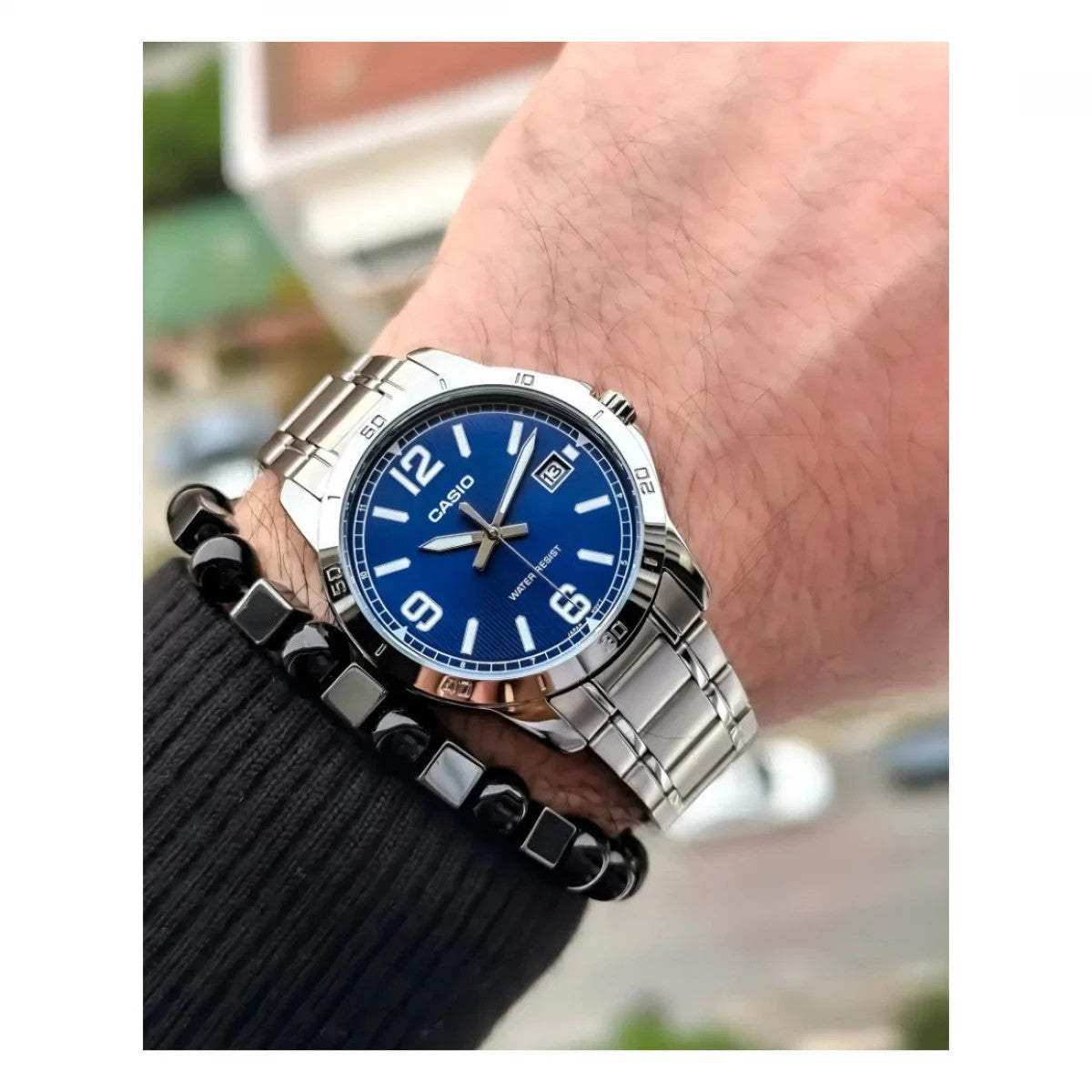 Мъжки аналогов часовник Casio - MTP-V004D-2BUDF