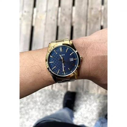Мъжки аналогов часовник Casio - Casio Collection - MTP-VD03G-1AUDF