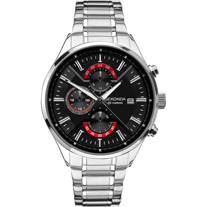 Мъжки часовник Sekonda Men's Classic Dual-Time - S-1697.00
