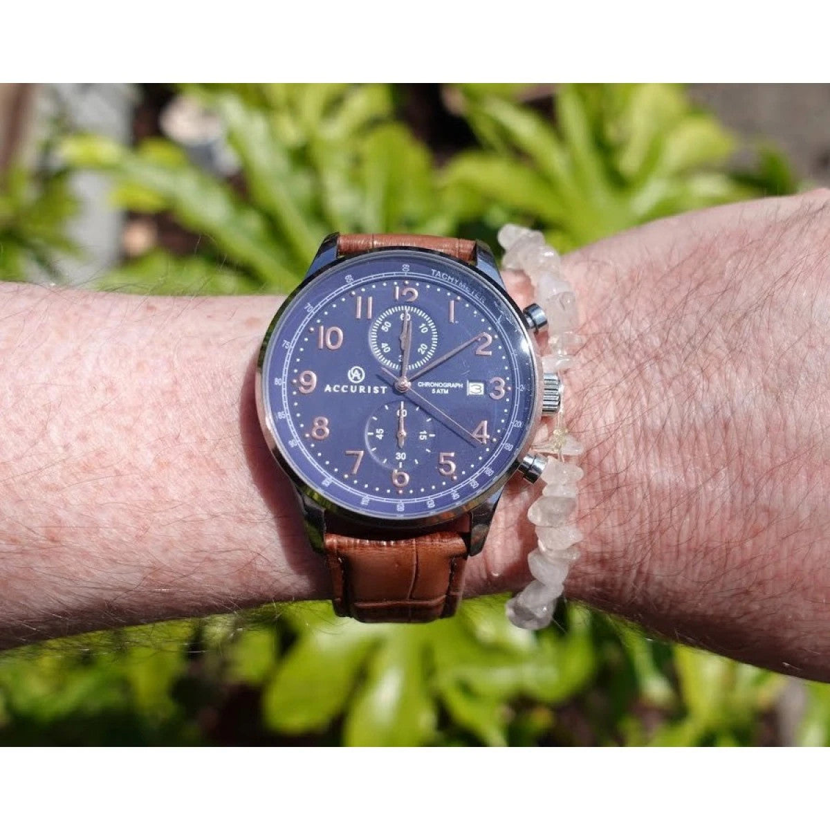 Мъжки аналогов часовник Accurist Chronograph - A-7196