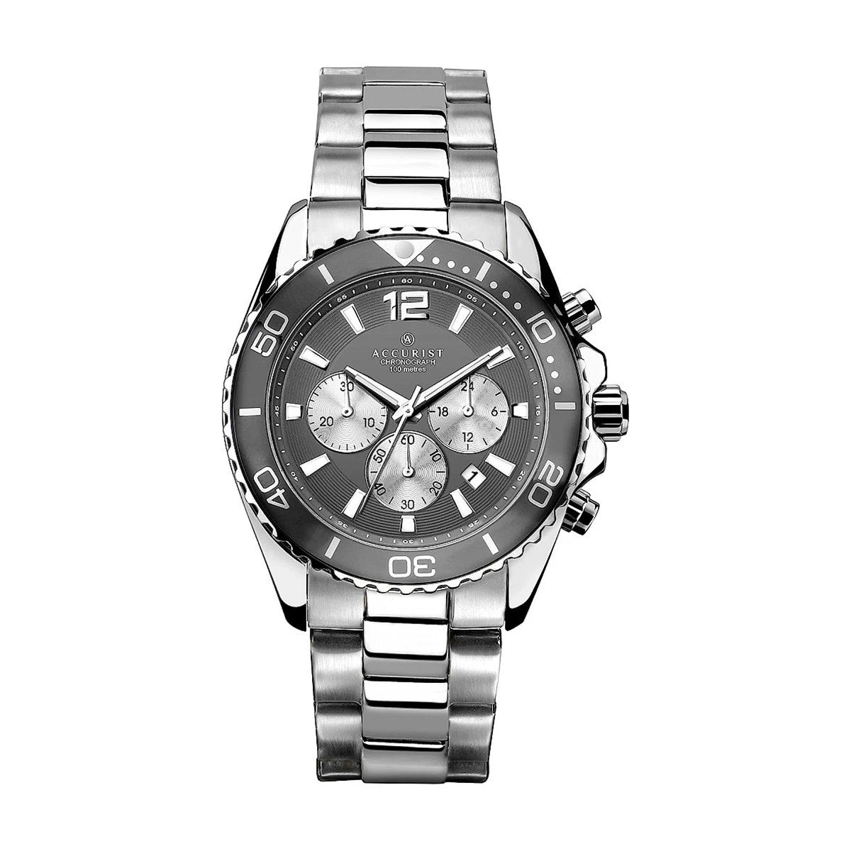 Мъжки аналогов часовник Accurist Chronograph - A-7207
