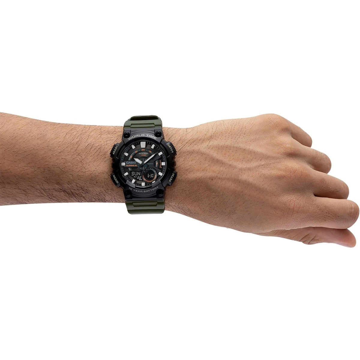 Мъжки дигитален часовник Casio - Casio Collection - AEQ-110W-3AVDF
