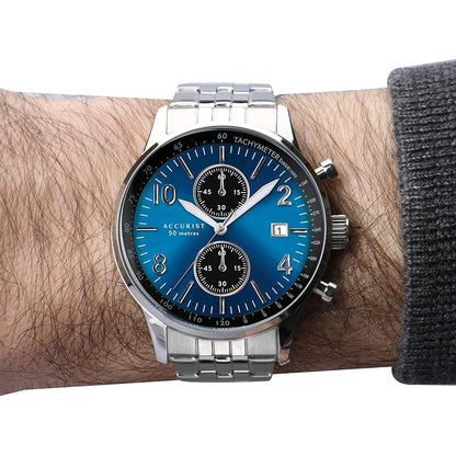 Мъжки аналогов часовник Accurist Chronograph - A-7385