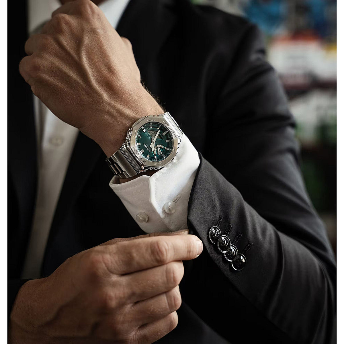 Мъжки часовник Casio G-Shock - GM-2110D-3A1ER