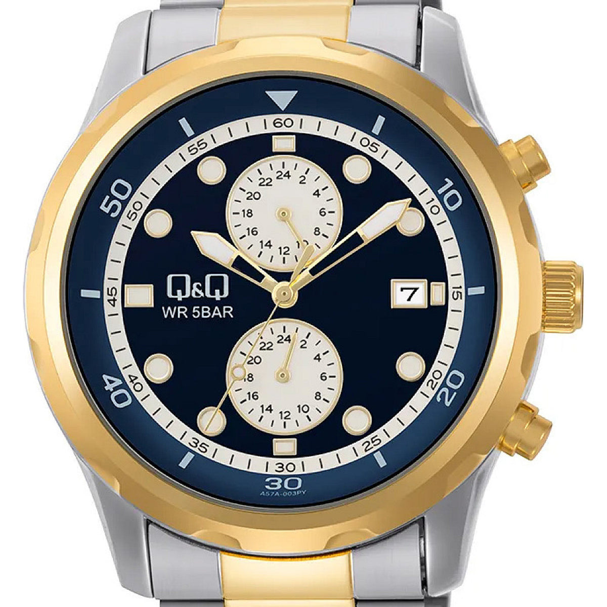 Мъжки часовник Q&Q Dual Time - A57A-003PY