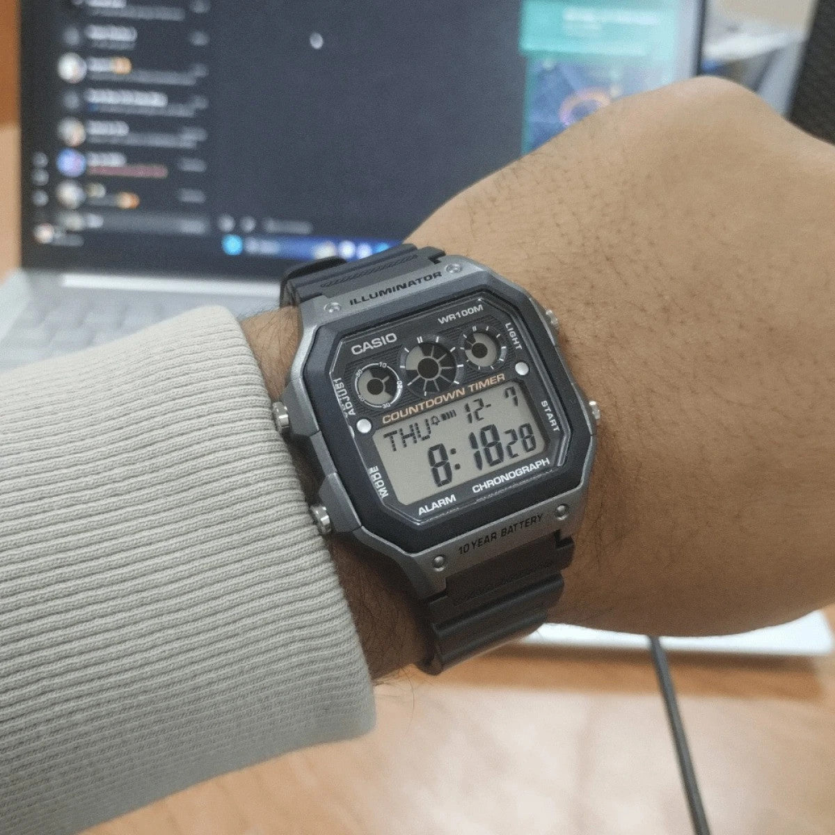 Мъжки часовник Casio - AE-1300WH-8AVDF