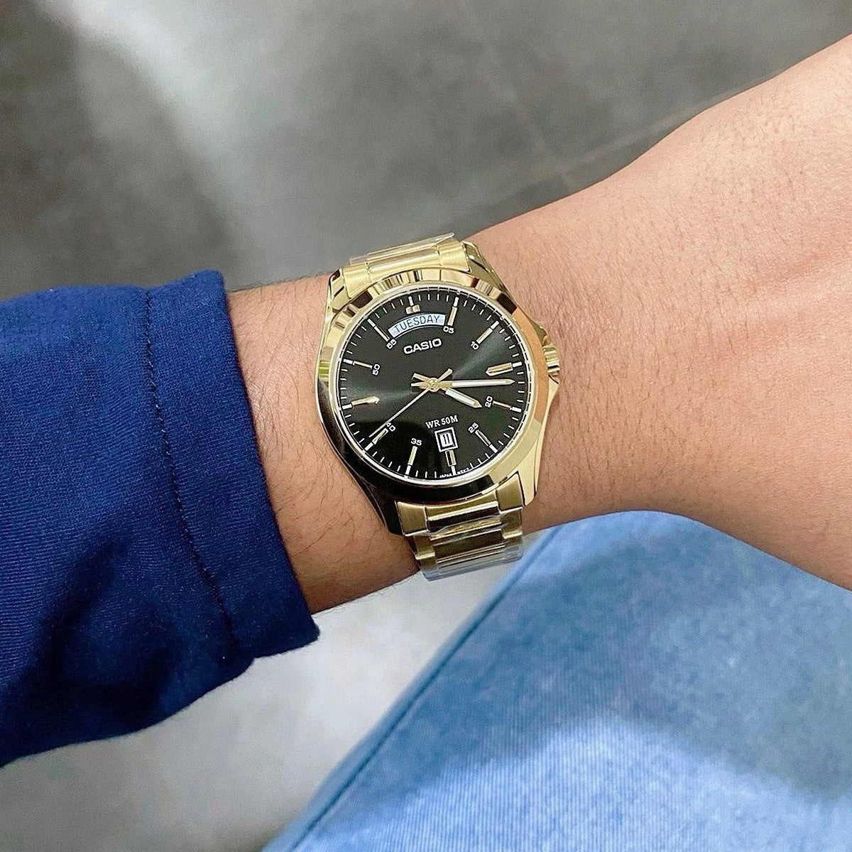 Мъжки аналогов часовник Casio - MTP-1370G-1AVDF