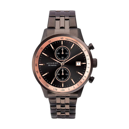Мъжки аналогов часовник Accurist Chronograph - A-7341
