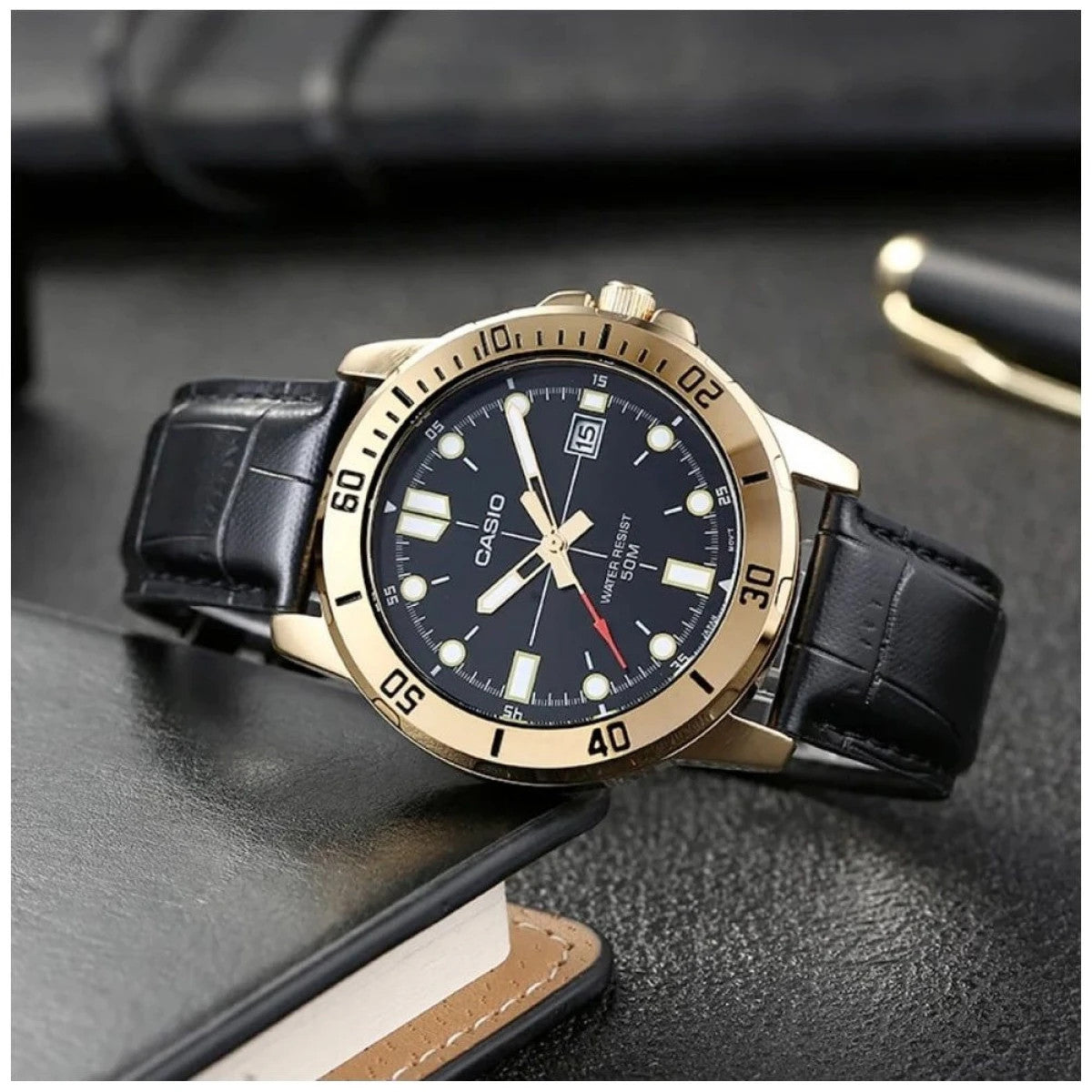 Мъжки аналогов часовник Casio - Casio Collection - MTP-VD01GL-1EVUDF