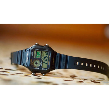 Мъжки дигитален часовник Casio - Casio Collection - AE-1200WH-1BVDF