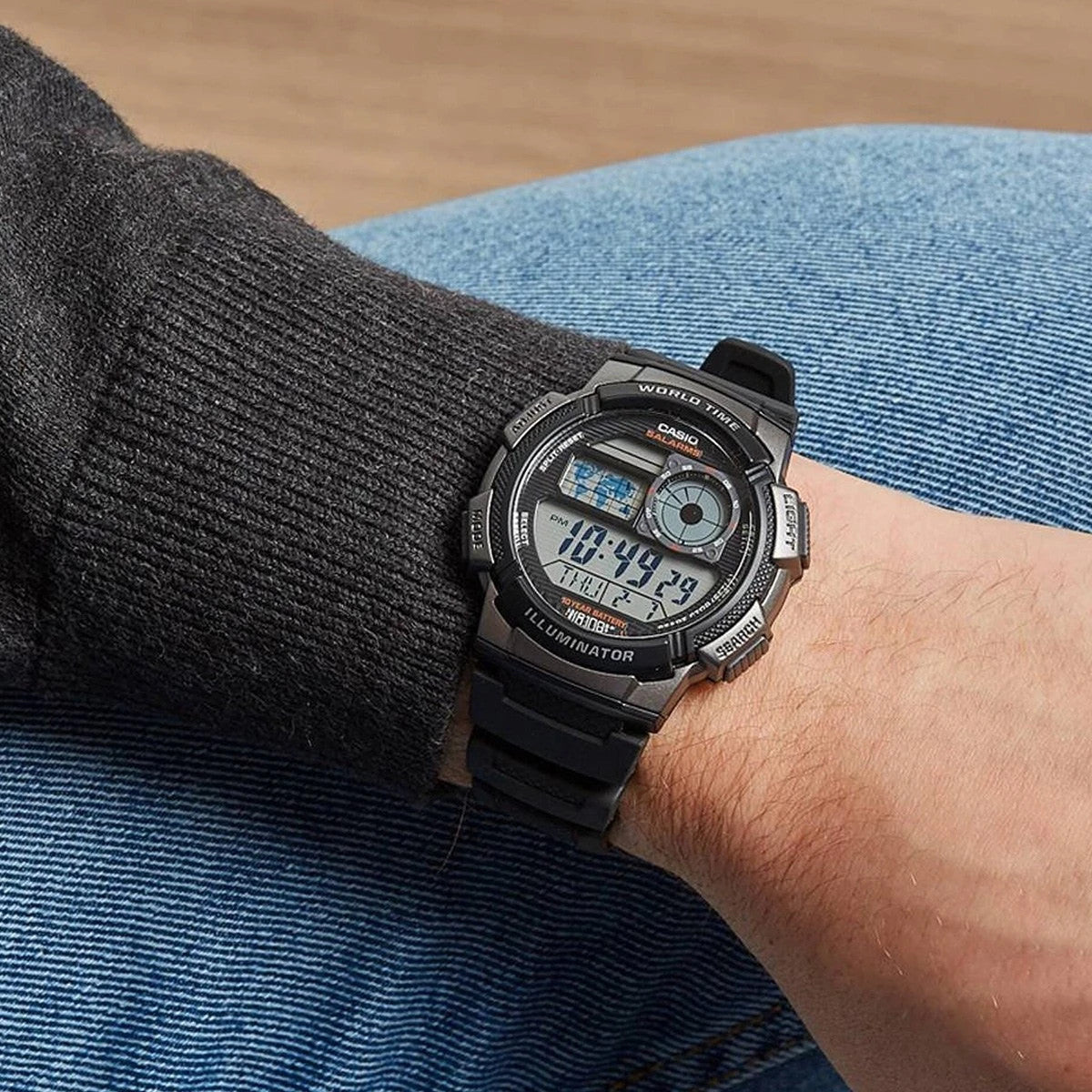Мъжки часовник Casio - AE-1000W-1BVDF