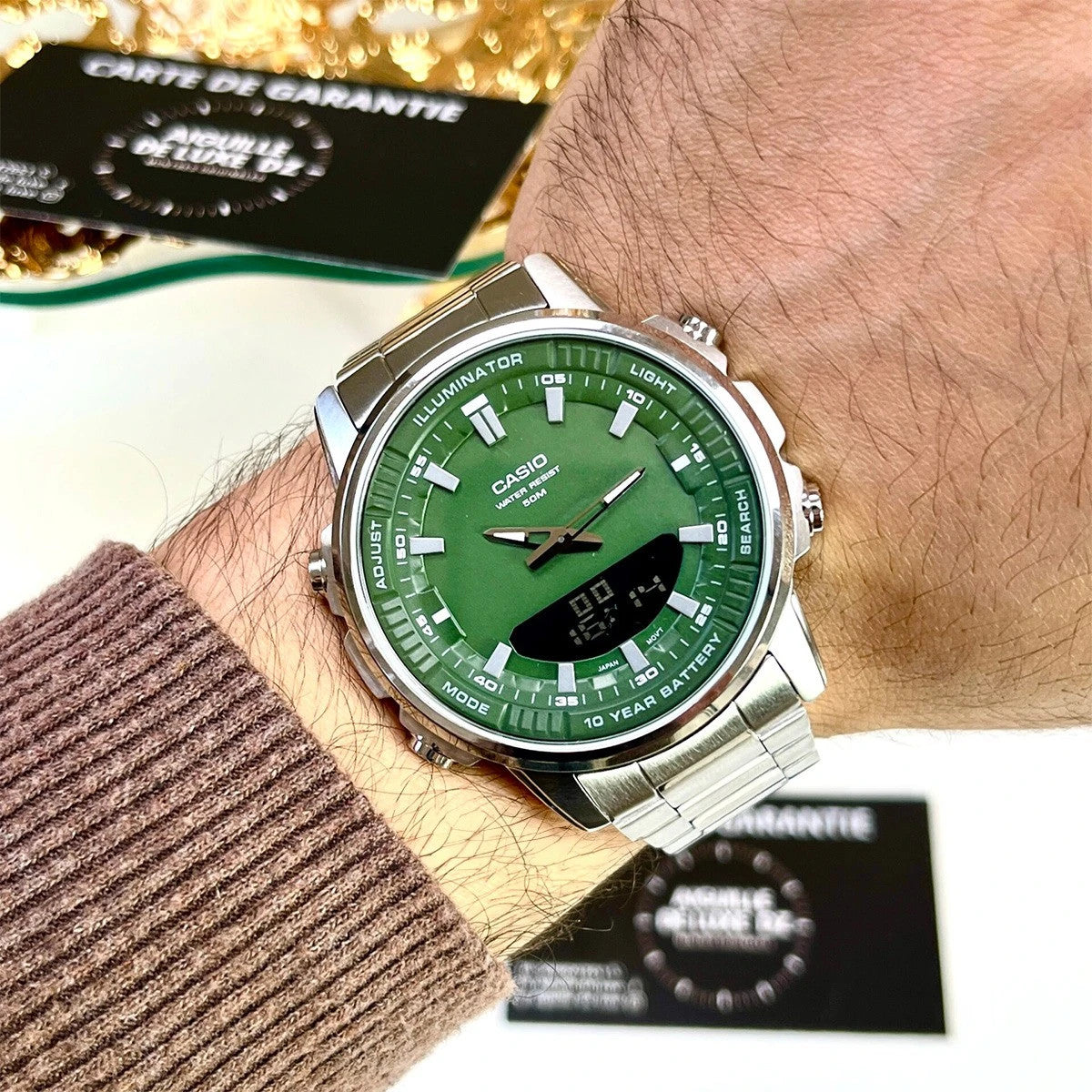 Мъжки дигитален часовник Casio - Casio Collection - AMW-880D-3AVDF