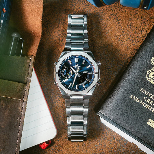 Мъжки часовник Casio Edifice Bluetooth Solar - ECB-S10D-2AEF