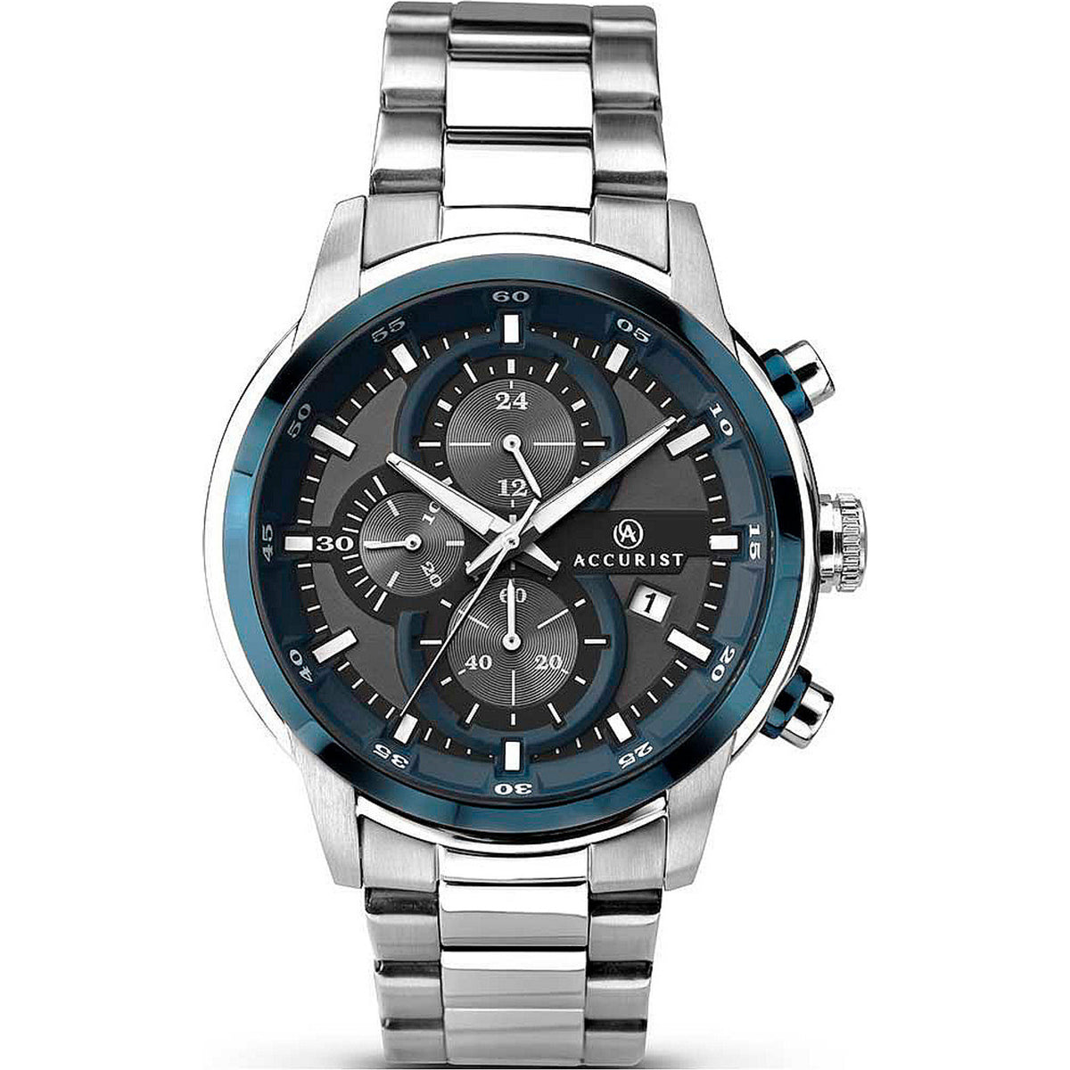 Мъжки аналогов часовник Accurist Chronograph - A-7039